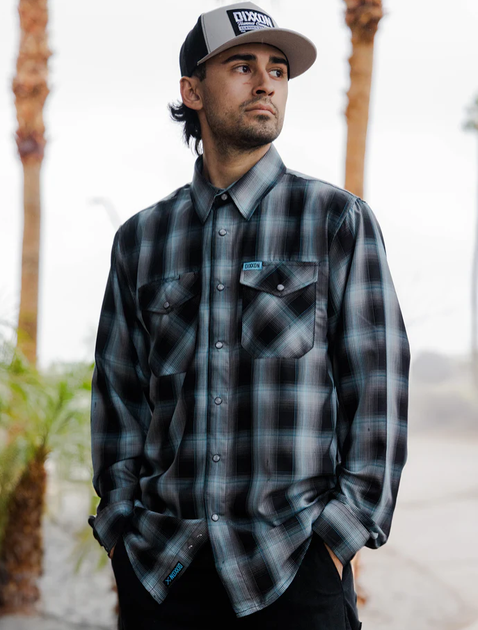 MORNING FOG BAMBOO LONG SLEEVE BUTTON UP