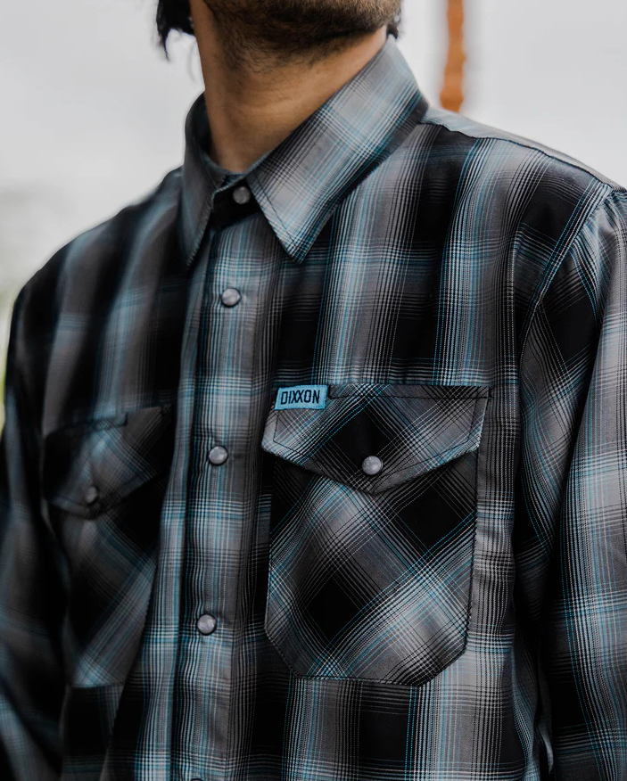MORNING FOG BAMBOO LONG SLEEVE BUTTON UP