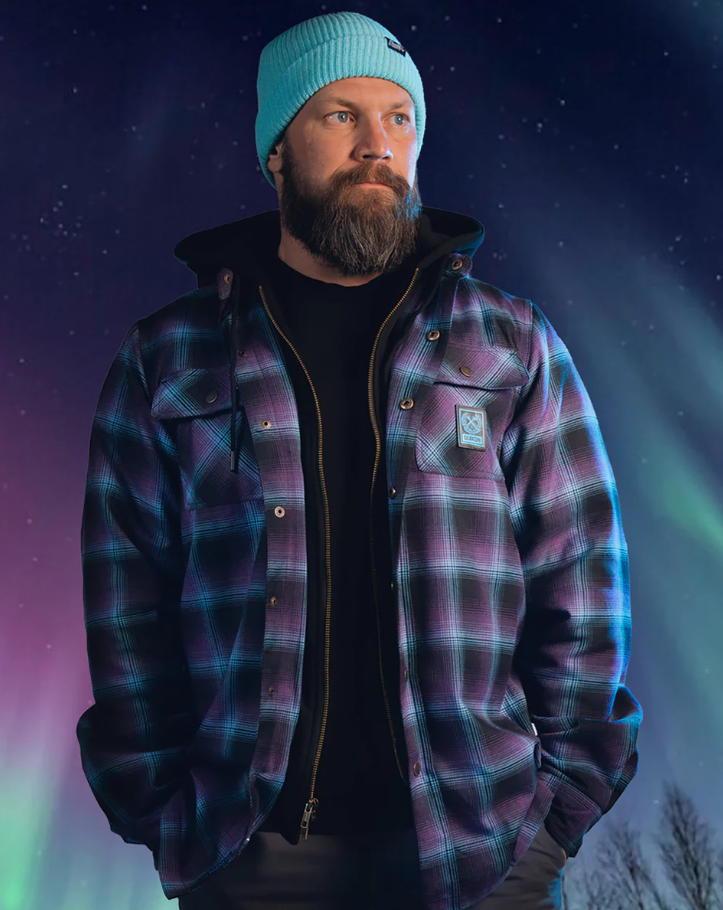 MYSTIC HOODED FLANNEL JACKET - MENS