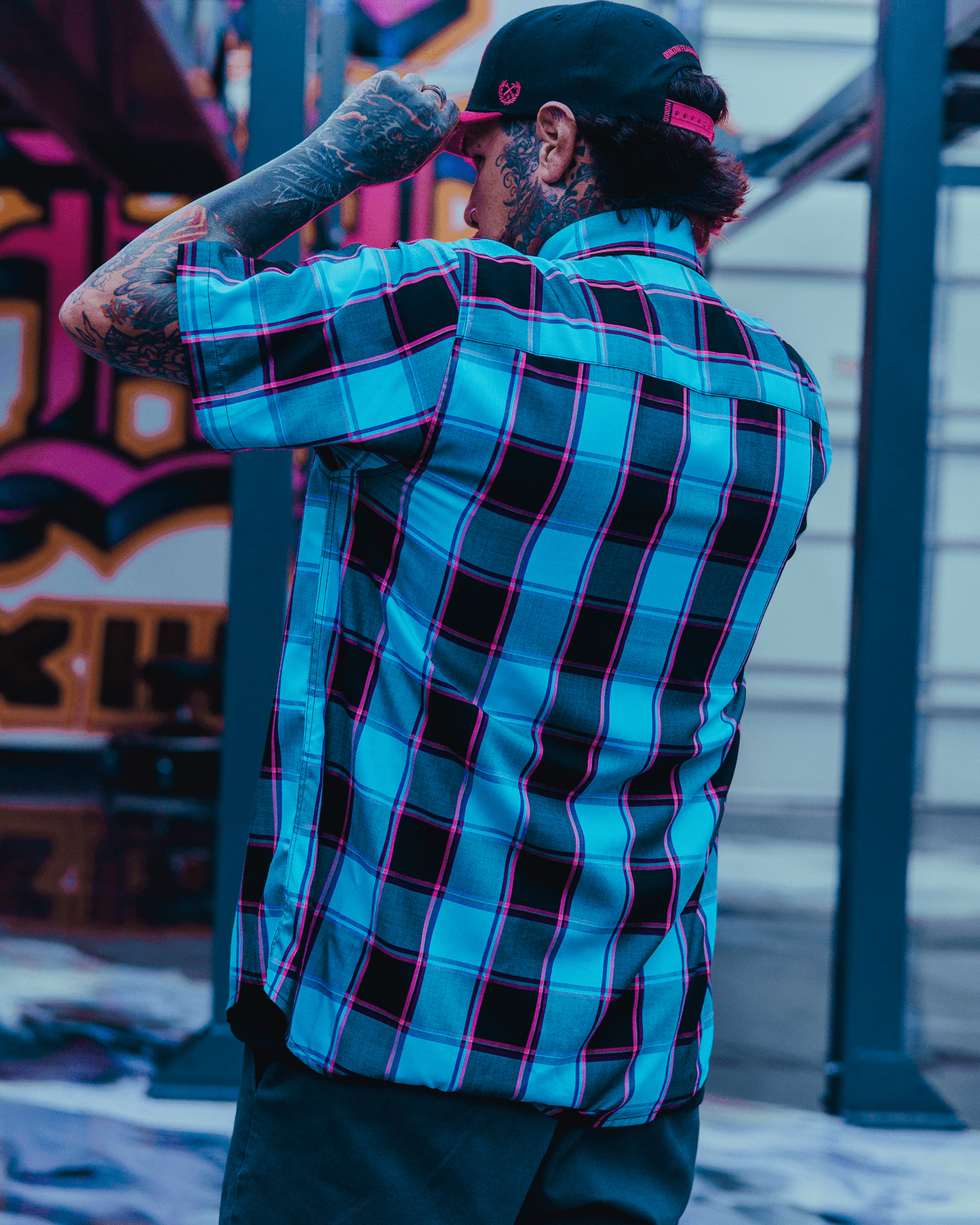 VICE CITY BAMBOO SHORT SLEEVE BUTTON UP