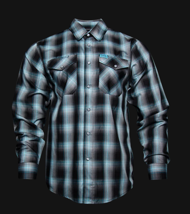 MORNING FOG BAMBOO LONG SLEEVE BUTTON UP