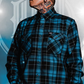 PARKWAY DRIVE 'DEEP BLUE' FLANNEL - MENS