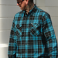 PARKWAY DRIVE 'DEEP BLUE' FLANNEL - MENS