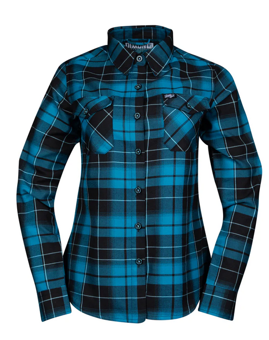 PARKWAY DRIVE 'DEEP BLUE' FLANNEL - WOMENS