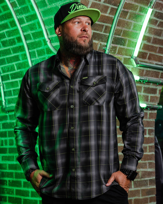 THE OOZE BAMBOO LONG SLEEVE BUTTON UP