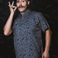 MUSTACHE RIDE SHORT SLEEVE BUTTON UP - MENS