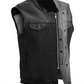 First MFG 49-51 Denim and Leather Vest